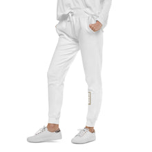 Load image into Gallery viewer, Mitochondria unisex fleece sweatpants - white