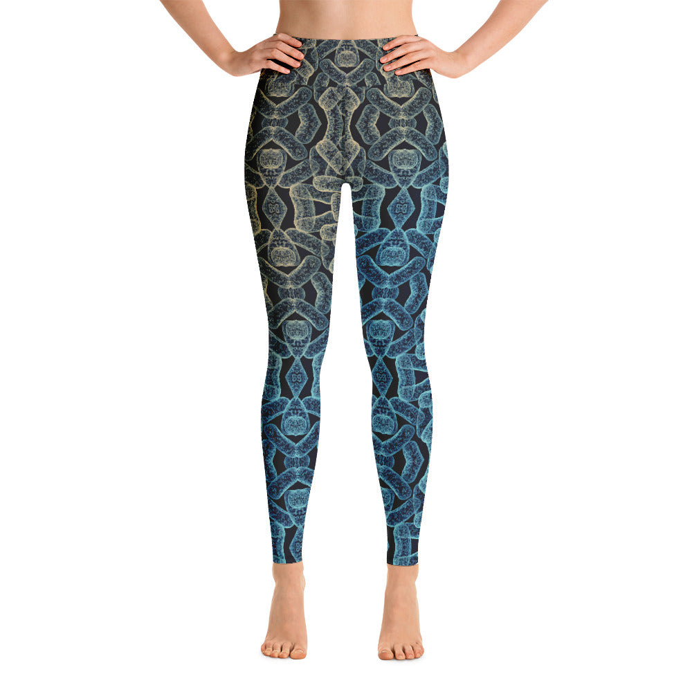 Mitochondria Yoga Capri Leggings – Biological Art and Fashion by Mag2Art